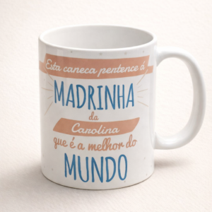 Caneca Branca Personalizada