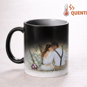 Caneca Mágica Preta Personalizada